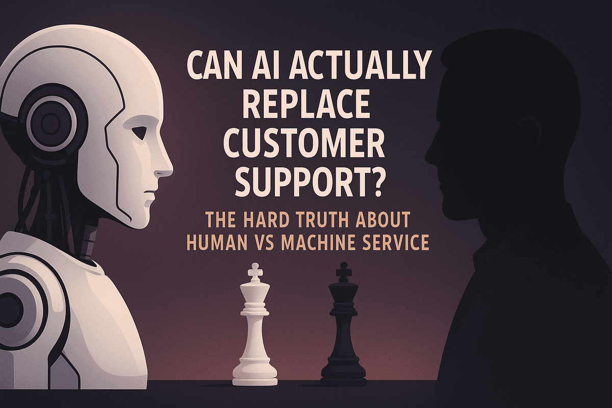 AI and human customer support agent working together