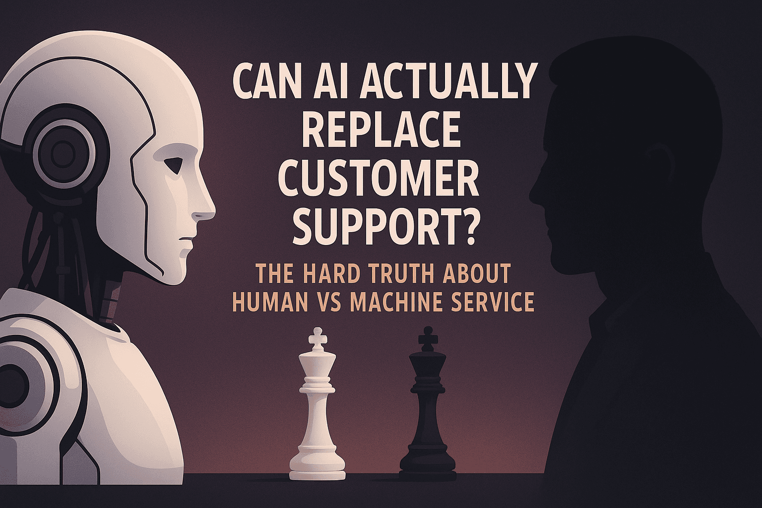 AI and human customer support agent working together