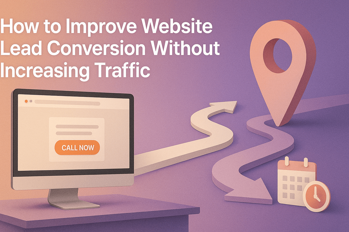 Website conversion funnel with optimization points highlighted