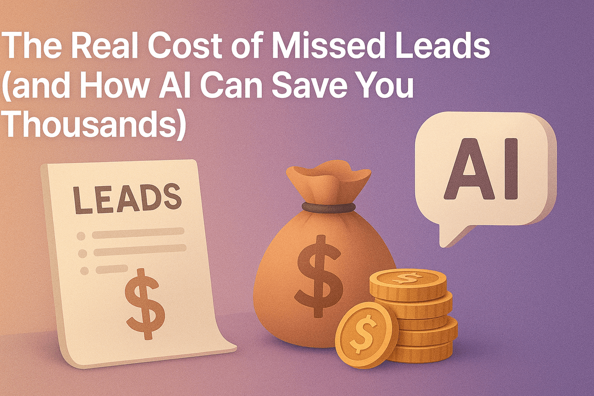 Business person looking at financial impact of missed leads